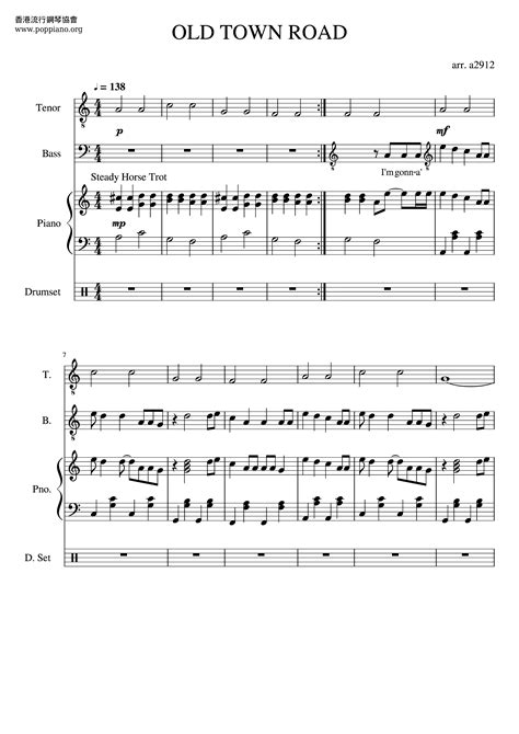 Old Town Road Piano Sheet Hot Sex Picture