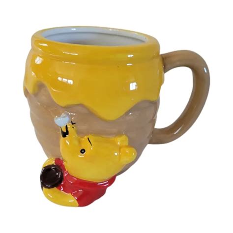 Walt Disney Winnie The Pooh 3d Hunny Pot Coffee Tea Mug Cup 23oz Ceramic 1550 Picclick
