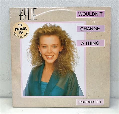 Yahooオークション F81210 英盤 Kylie Minoguewouldnt Change A T