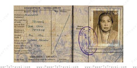 Malaya was 'britain's great dollar earner'. Federation of Malaya : British Passport (1956 — 1961 ...