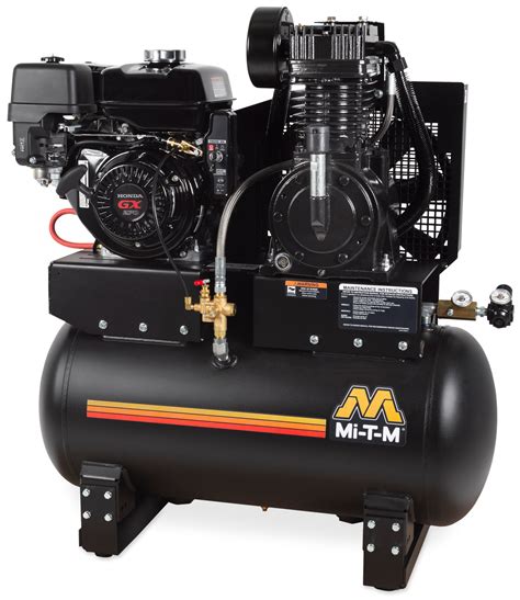 Mi T M 172 Cfm At 175 Psi 30 Gallon Two Stage Gas Air Compressor With