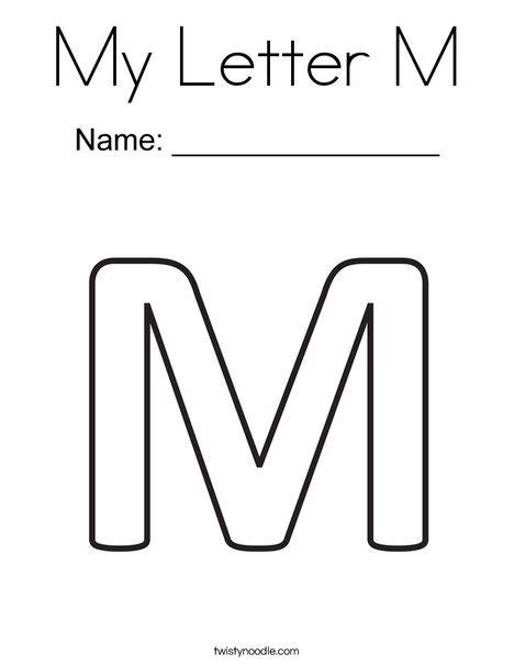 Access and share logins for malaysiakini.com. My Letter M Coloring Page - Twisty Noodle | Lettering ...