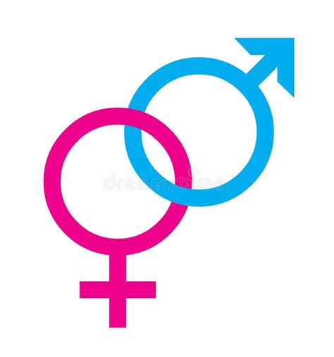 Igualdad Del Símbolo Del Género Stock de ilustración Ilustración de