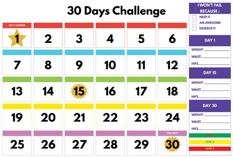 Day Challenge Workout Calendar Pdf Free Kayaworkout Co