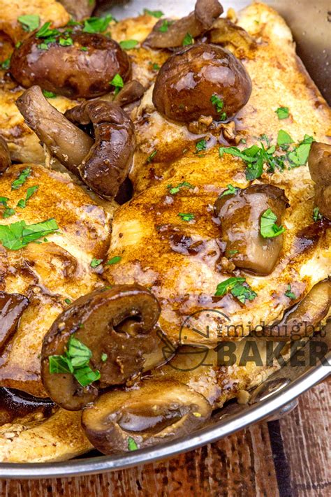 Quick And Easy Chicken Meals Chicken Balsamic Dinner Easy Mushrooms