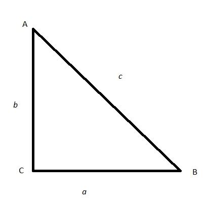 In the left triangle, the measure of the hypotenuse is missing. Given a right triangle triangle ABC with C=90^circ, if a=2, c=6, how do you find b? | Socratic