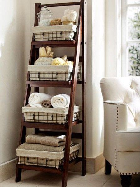 Love This Idea I Have Always Liked The Ladder Shelves Just Never