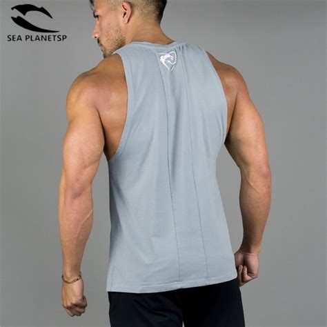 Alphalete 2019 New Gyms Tank Tops Bodybuilding Men Tank Top Sleeveless Shirts Tees Muscle Men