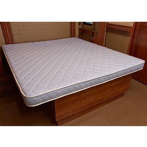 The standard size is 76 x 80 inches in homes but tend to be slimmed down for mobility. InnerSpace 5.5-inch RV Camper Reversible Mattress - RV ...