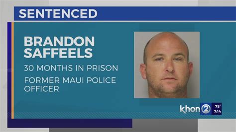 Former Maui Police Officer Sentenced To 30 Months In Prison For Corruption Bribery Soliciting