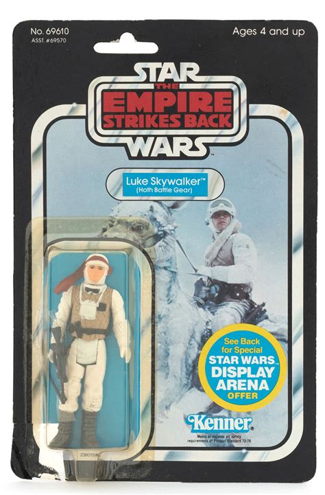 Hakes Star Wars The Empire Strikes Back Luke Skywalker Hoth Battle Gear 45 Back Carded
