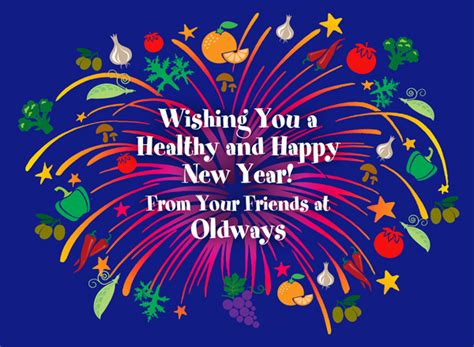 Wishing You A Happy And Healthy New Year Oldways