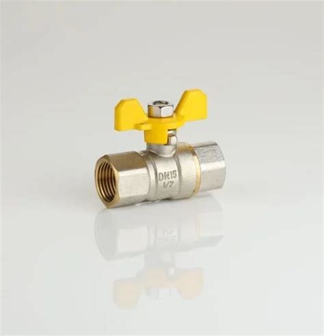 Butterfly Handle Brass Ball Valve At Rs Piece Handle Ball Valve In Ahmedabad Id