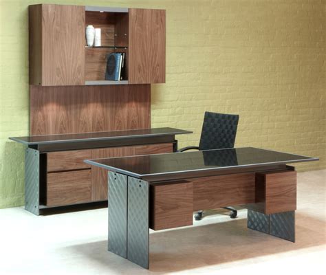 Stone Top Executive Office Furniture Modern Desk Set Stoneline Designs