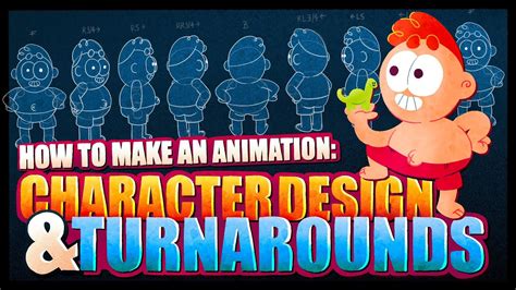 How To Design Characters Turnarounds For Animation Youtube