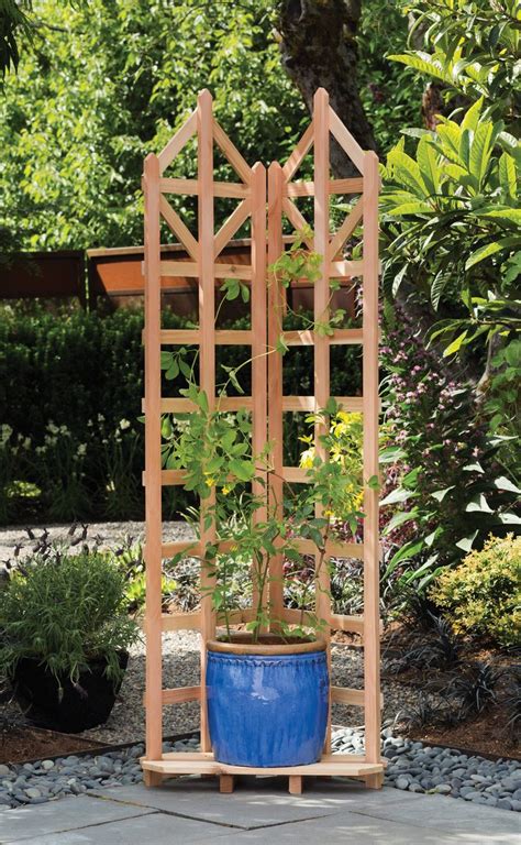 Deco Freestanding Trellis Planter Trellis Pot Trellis Garden Trellis