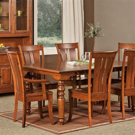 fenmore leg extension table amish dining tables amish