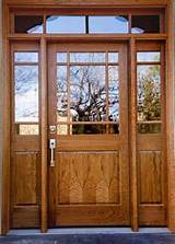 Cherry Wood Exterior Doors Images