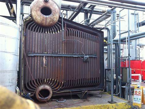 Boilermaker Bandw Rear Wall Steam Boiler Metal Art Welded Boilermaker