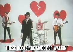 Personalized birthday song for hastings. these boots are made for walking on Tumblr