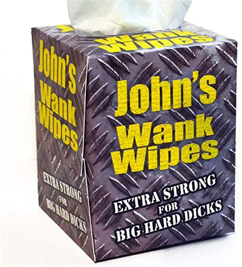 Any Name Personalised Wank Wipes Tissues Box Funny Novelty Birthday
