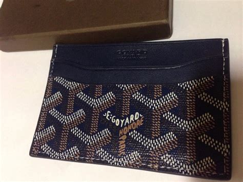 Just purchased this on my trip to paris. New in box - Navy Goyard card holder | in West End, London ...