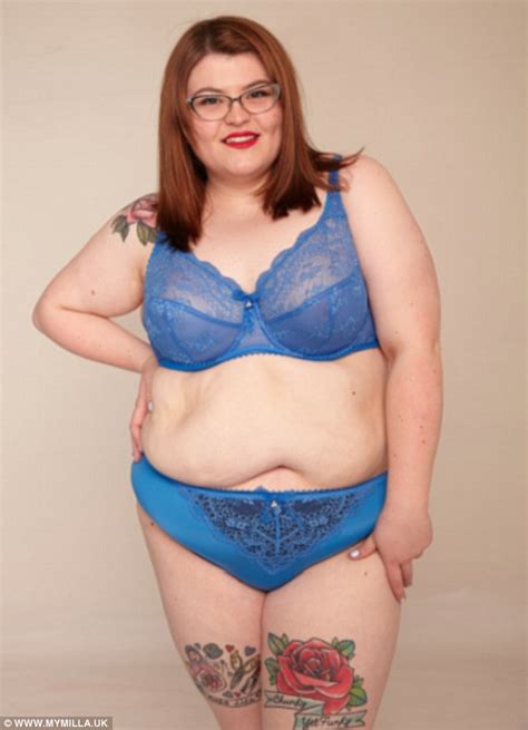 Nicole Kanjere With Size H Cup Breasts Launches Mymilla Plus Size Lingerie Company Daily Mail