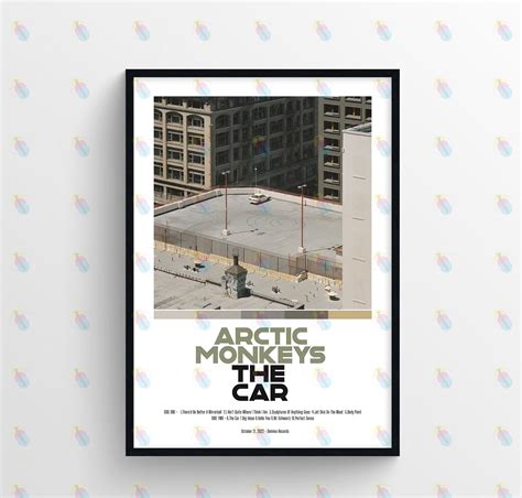 Arctic Monkeys The Car Poster Vintage Arctic Monkeys Poster Etsy México