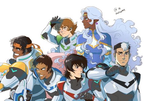 Autumn Sacura Hunk Voltron Keith Voltron Lance Voltron Pidge Gundarsson Pidge