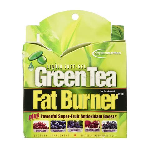 Applied Nutrition Green Tea Fat Burner Weight Loss Pills 30 Ea