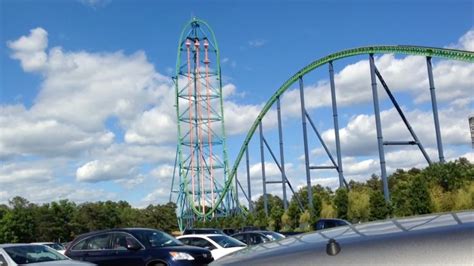 Zumanjaro Worlds Tallest Drop Ride First Full Tower Test Runs Six Flags Six Flags Great