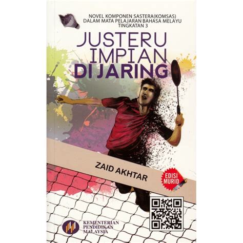 Buku Teks Komsas Justeru Impian Di Jaring Tingkatan Novel Komponen Sastera Dalam Mata