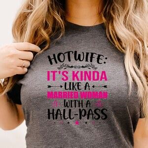 Hall Pass Wife FREE SHIPPING Hotwife Couples Shirts Sexy Etsy