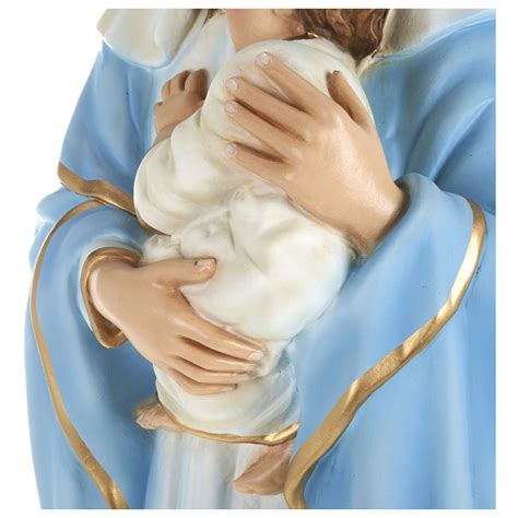 Statue Of The Virgin Mary Holding Baby Jesus In Fibreglass Online