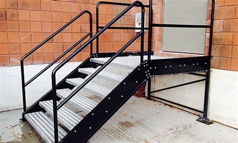 Industrial Stair Platforms And Stairway Crossovers Easy Step Systems