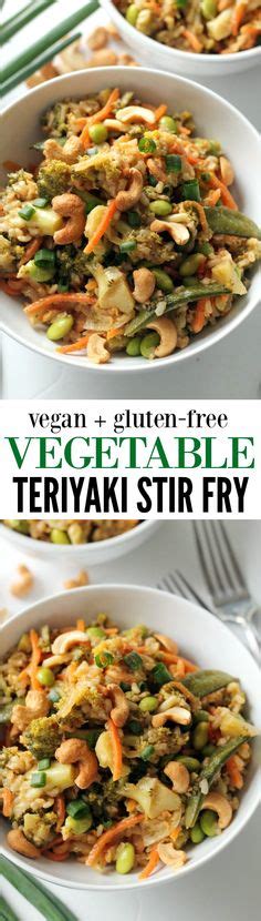 Optionally, you can add in aromatics or herbs to change. Easy Vegetable Teriyaki Stir Fry | Recipe | Food recipes ...
