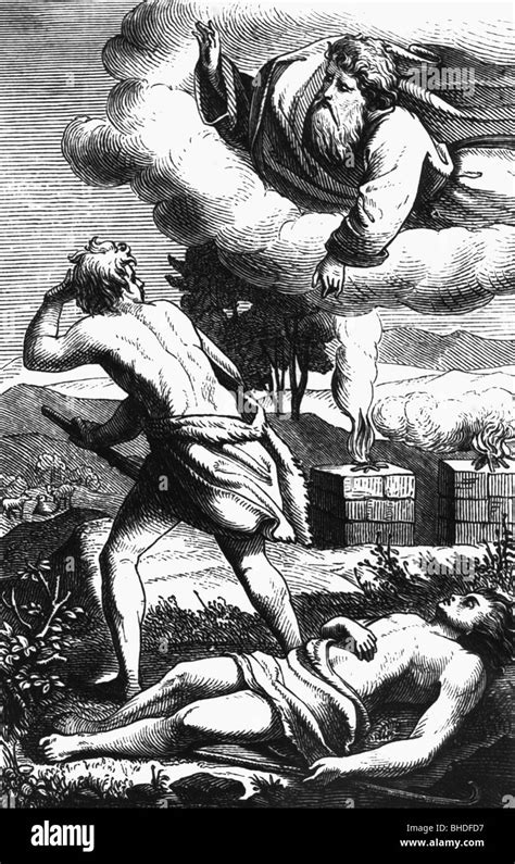 Cain And Abel Engraving Hi Res Stock Photography And Images Alamy
