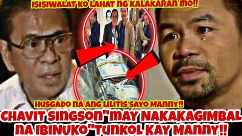 Chavit Singson Ibinuking Ang Nakakagulat Na Kalakaran Ni Manny Pacquiaoomg Chavit Singson