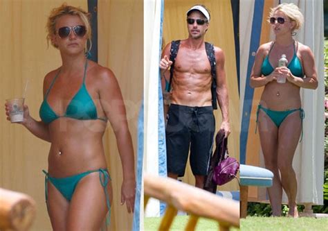 Pictures Of Britney Spears In A Bikini On Vacation With Shirtless Jason Trawick Popsugar Celebrity
