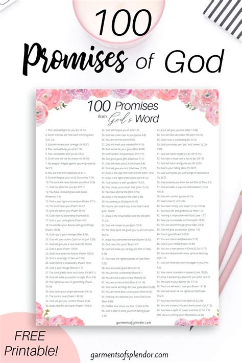Free Printables Gods Promises Scripture Cards Bible Study Printables