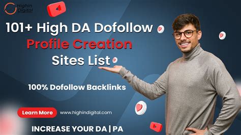 High Da Dofollow Profile Creation Sites List Create High Quality Profile Creation