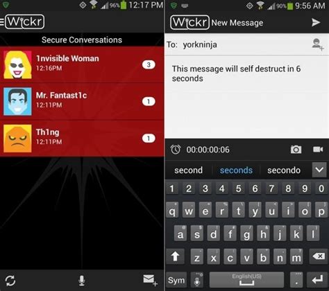 Send Mission Impossible Like Self Destructing Text Messages From