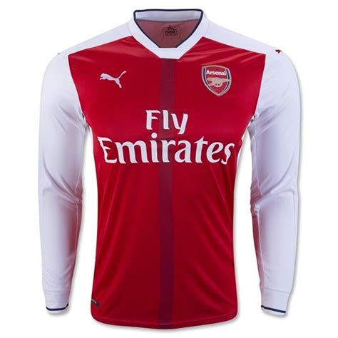 Pembayaran mudah, pengiriman cepat & bisa cicil 0%. Arsenal Full Sleeve Home Jersey 2016-17 : ShoppersBD
