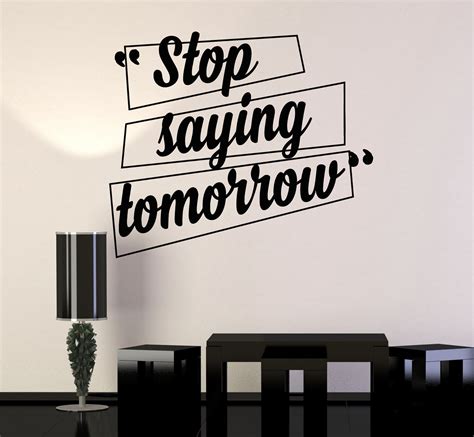 Vinyl Wall Decal Motivation Quotes Office Home Inspiration Stickers