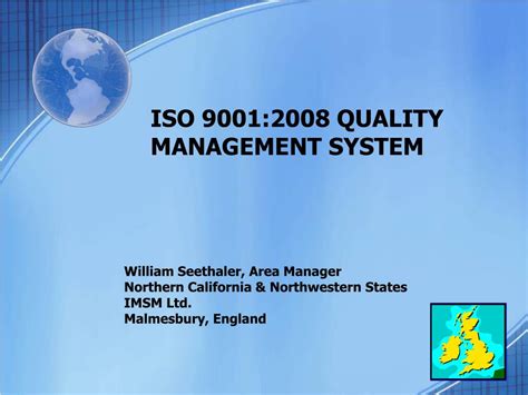 Iso 9001:2008 is an outdated version of the iso 9001 standard for quality management systems. PPT - ISO 9001:2008 QUALITY MANAGEMENT SYSTEM PowerPoint ...