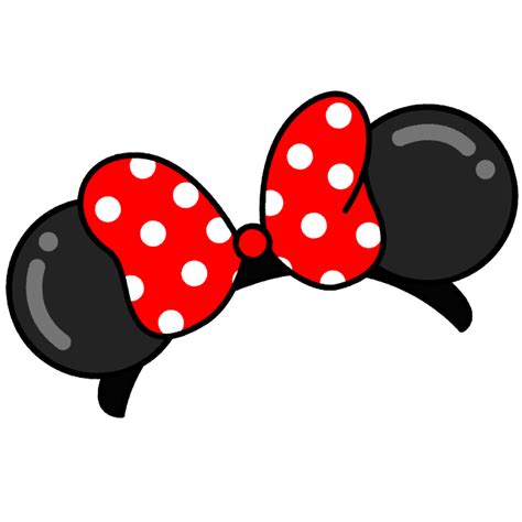 Minnie Mouse Ear Clip Art