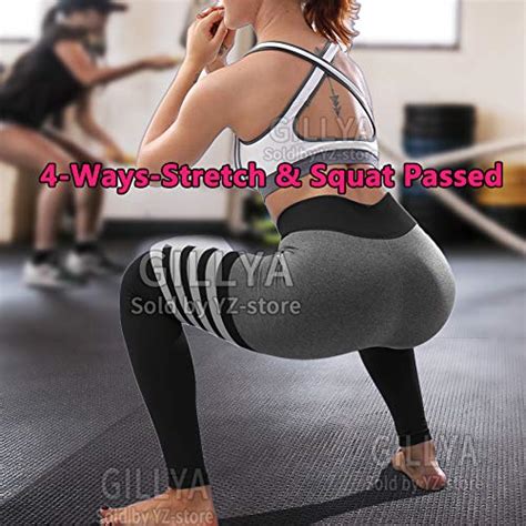 Gillya Butt Lift Yoga Pants Seamless Ruched Butt Leggings Butt Lift