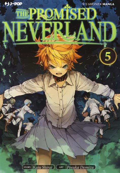 The Promised Neverland Vol 5 La Fuga Kaiu Shirai Libro Edizioni Bd J Pop Ibs
