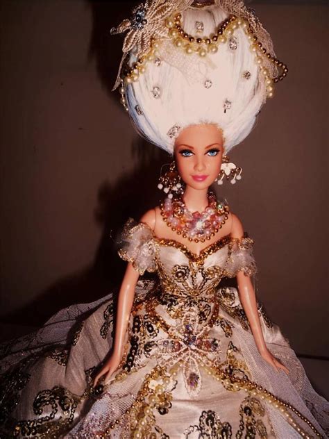 Marie Antoinette Regal Queen Barbie Doll Ooak Let Them Eat Cake