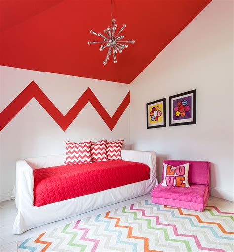 25 Kids Bedrooms Showcasing Stylish Chevron Pattern